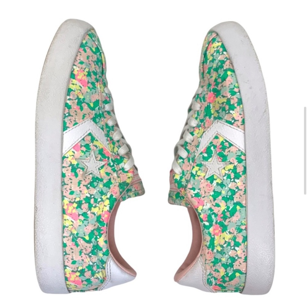 Converse Green & Pink pastel sneakers. Size 7 - Picture 4 of 8